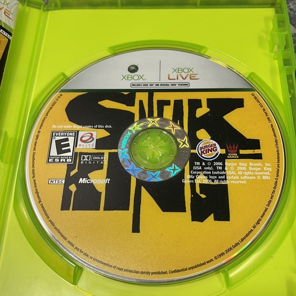 5 for $60 - Burger kings Sneak King for the x box 360 - Picture 3 of 4